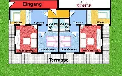 شقة Haus Koehle *